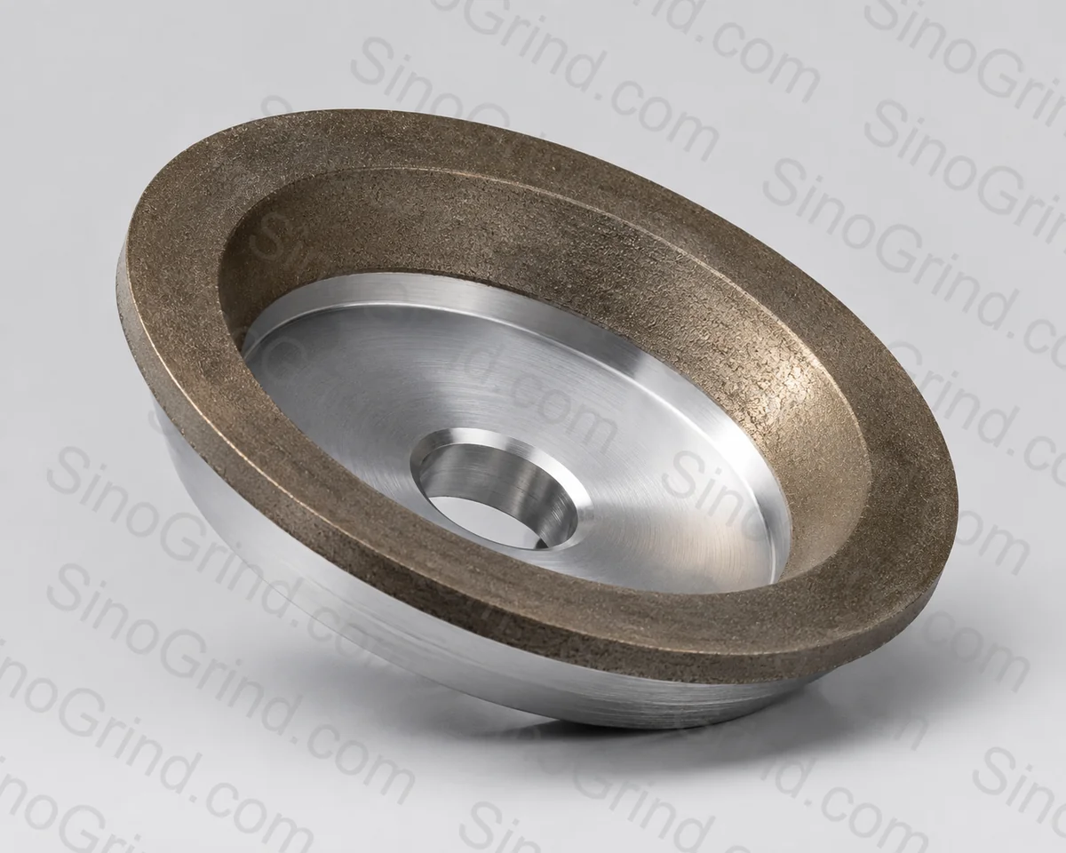 6A2 steel-substrate metal bond diamond grinding wheel