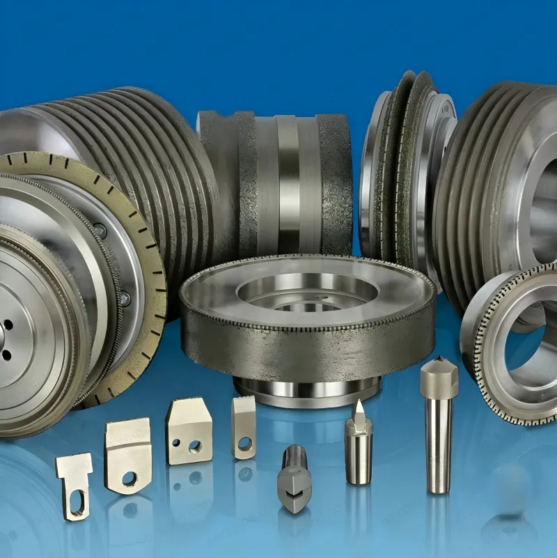 Comparison of diamond dressing roller, pen, and cutter tools
