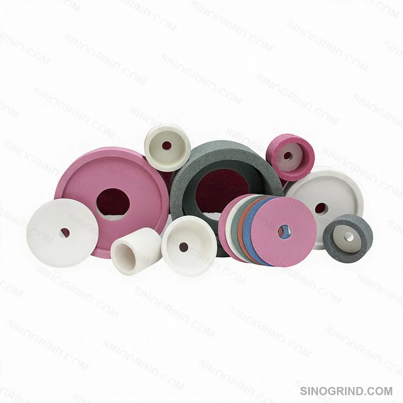 Cup cylinder and thin aluminum oxide grinding wheel forms